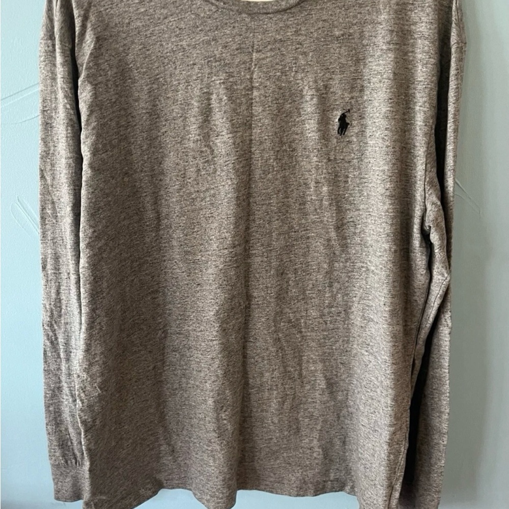 Polo by Ralph Lauren Men's Gray Long Sleeve Shirt Size L